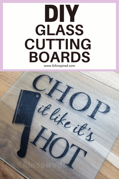 DIY GLASS CUTTING BOARDS