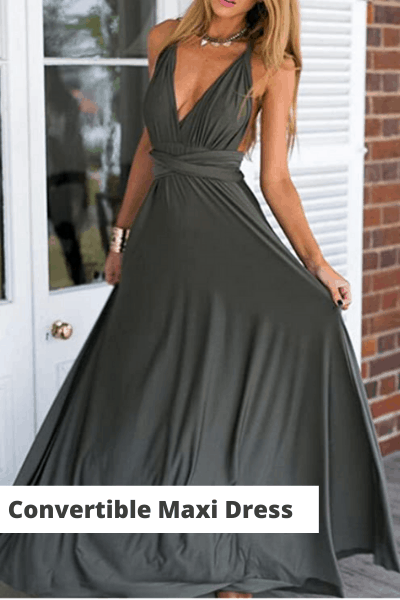 convertible maxi dress | summer dress