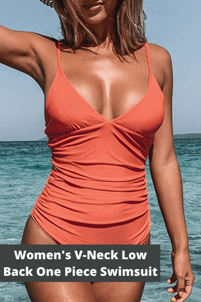 Women's v-neck one piece swimsuit | Summer Fashion