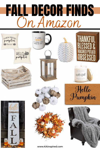 FALL DECOR FINDS ON AMAZON