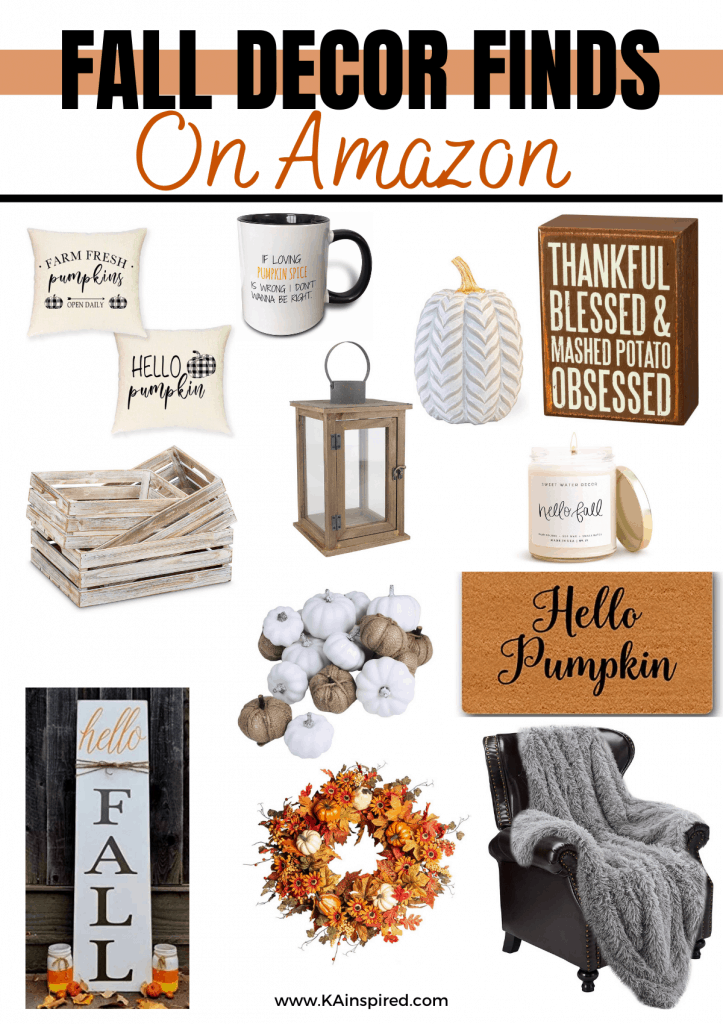 FALL DECOR FINDS ON AMAZON