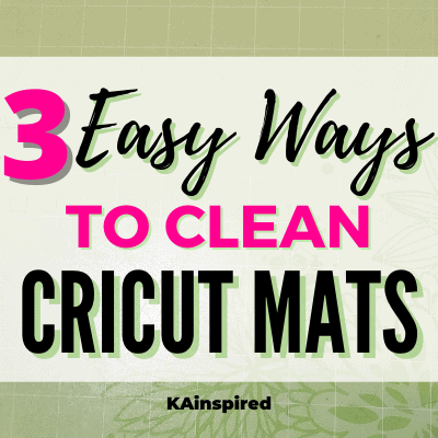 How To Clean Your Cricut Mats 3 Ways! Baby Wipes, Dawn Dish Soap, LA's  Totally Awesome 