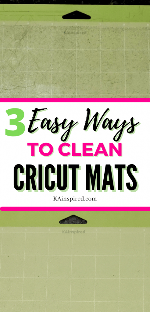 3 EASY WAYS TO CLEAN CRICUT MATS