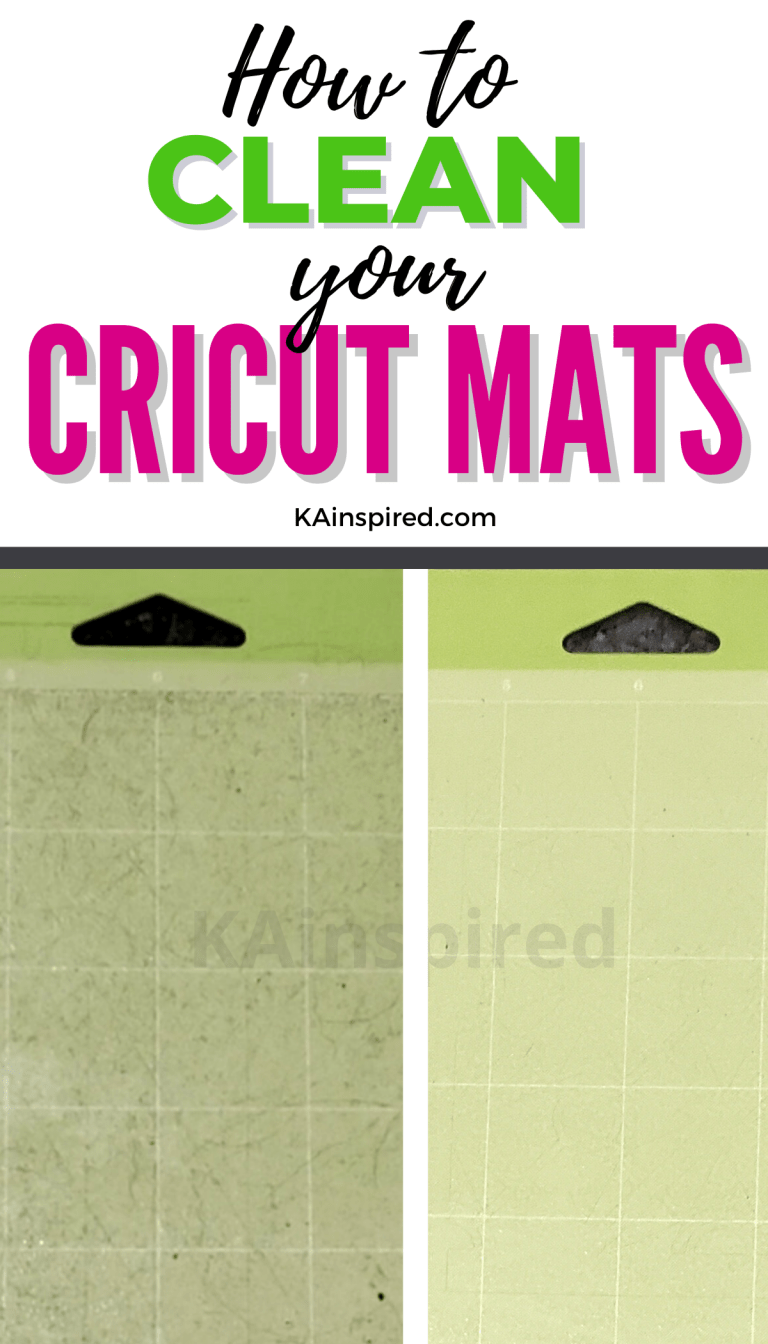 3 EASY WAYS TO CLEAN CRICUT MATS KAinspired