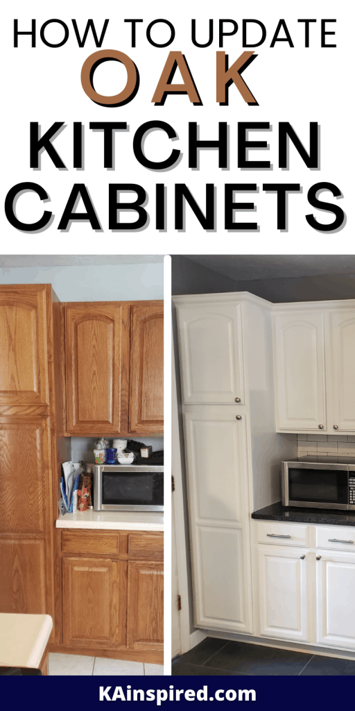 HOW TO UPDATE OAK KITCHEN CABINETS