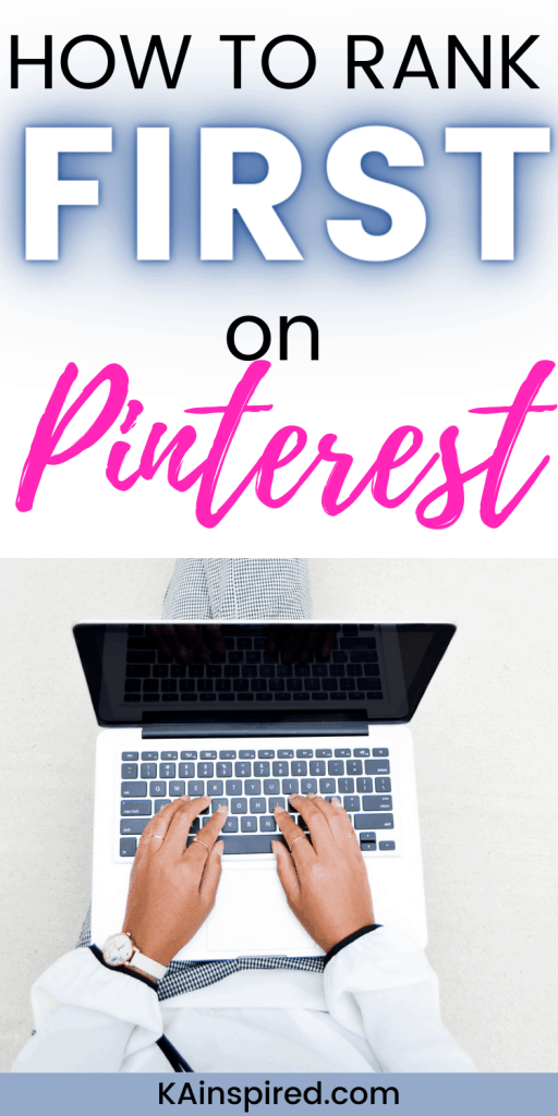 HOW TO RANK FIRST ON PINTEREST