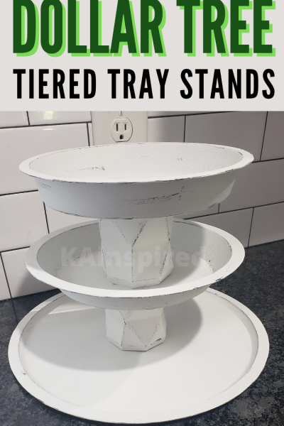 DOLLAR TREE  3 TIER TRAY
