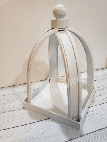 painted Dollar Tree Arched Lantern