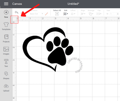 Hidden Cricut Tip: SHOW/HIDE GRID