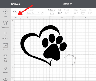 Hidden Cricut Tip: SHOW/HIDE GRID