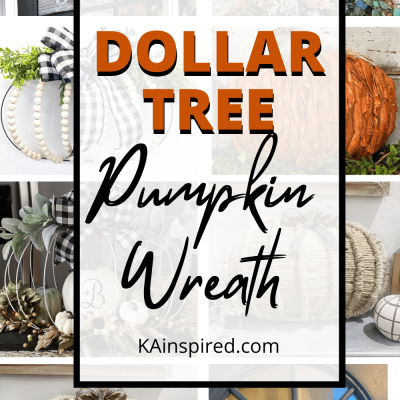 DOLLAR TREE PUMPKIN WREATH IDEAS