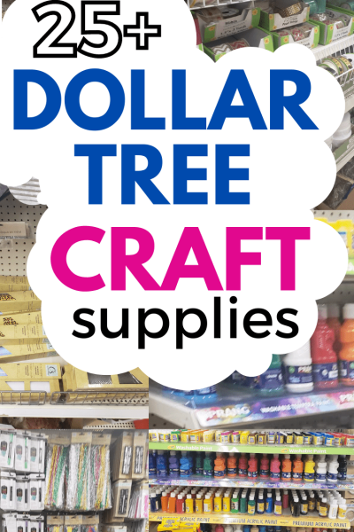 CRAFT SUPPLIES FROM DOLLAR TREE
