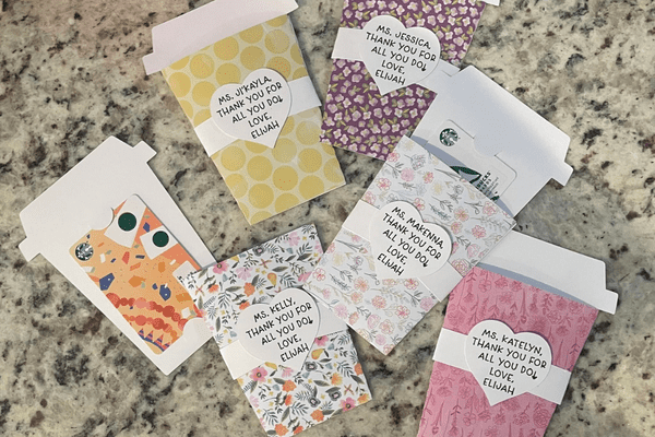 Cricut Cards for Teacher Gifts