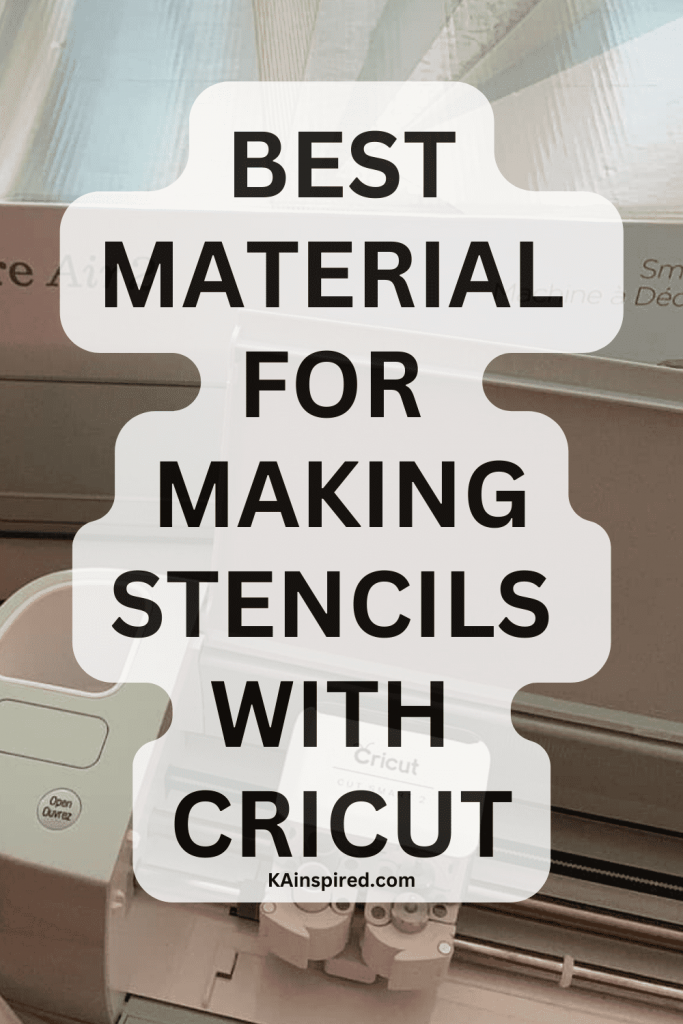 MATERIAL FOR MAKING STENCILS WITH CRICUT